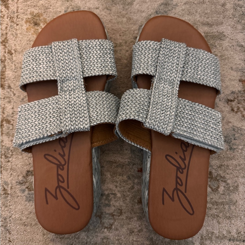 Blue Sandals